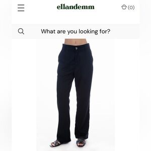 Ell and Emm black trousers